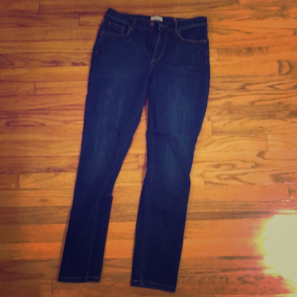 LOFT Modern High Waist Skinny Jeans (size 8)